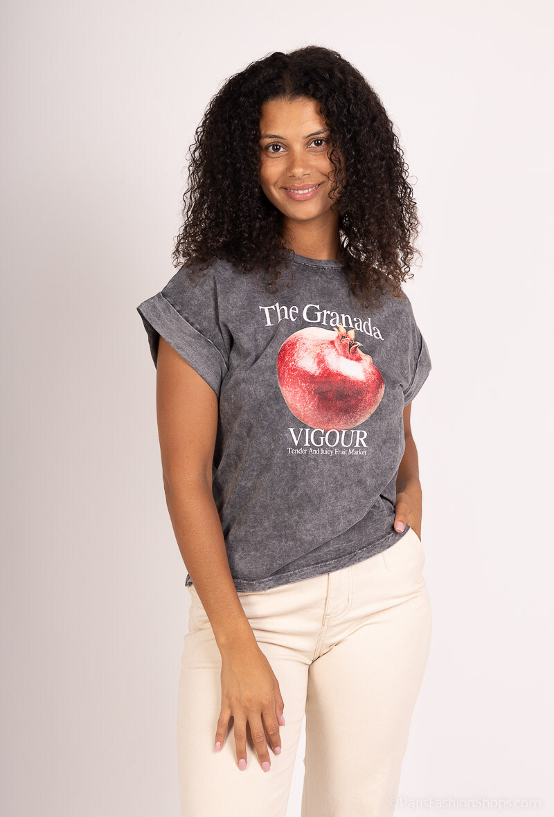 Grossista Loriane - T-shirt stampata