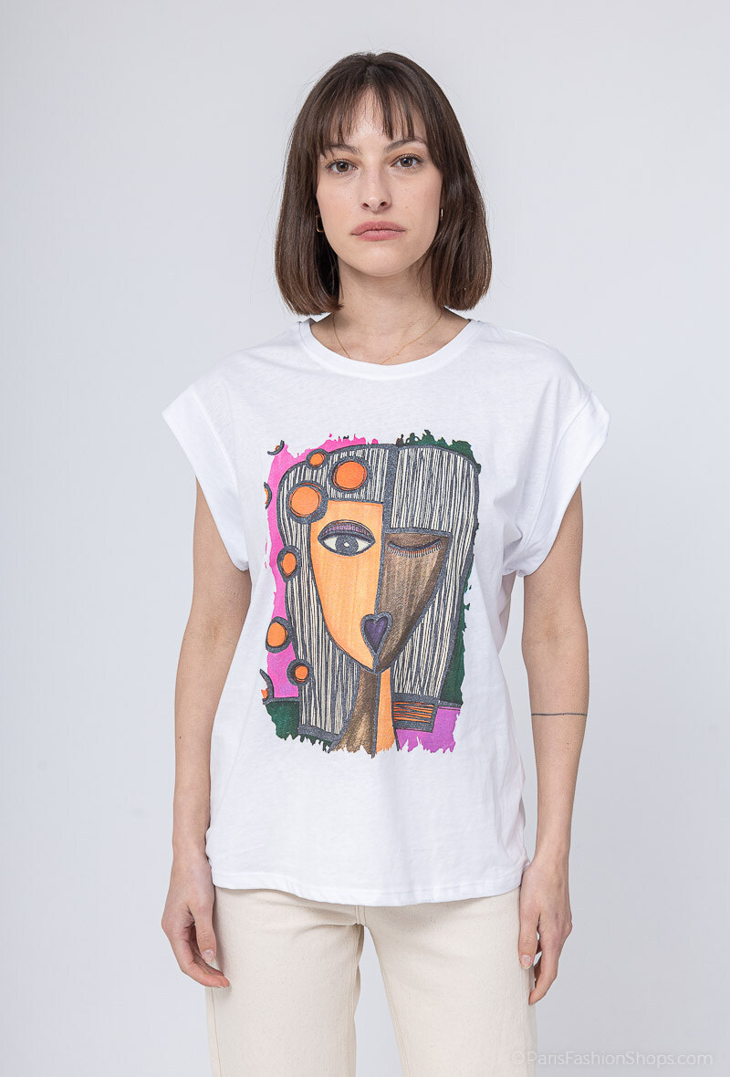 Grossista Loriane - T-shirt stampata