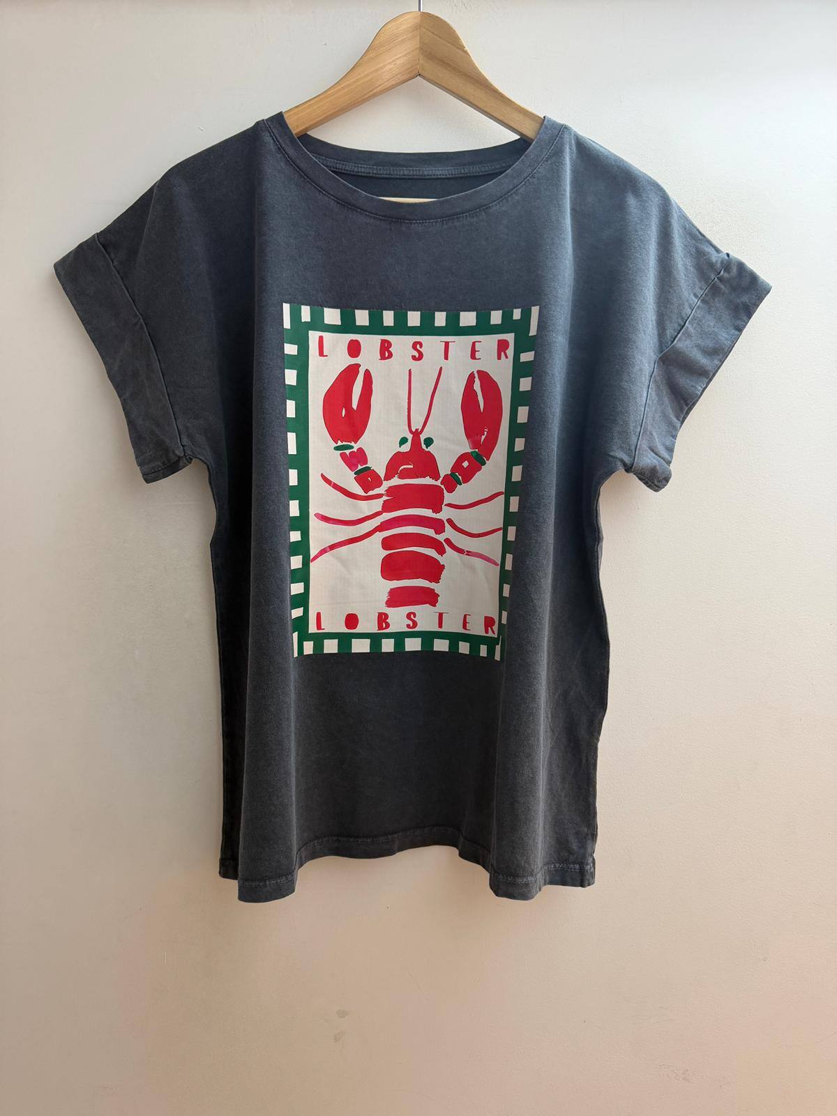 Mayorista Loriane - Camiseta con estampado desgastado