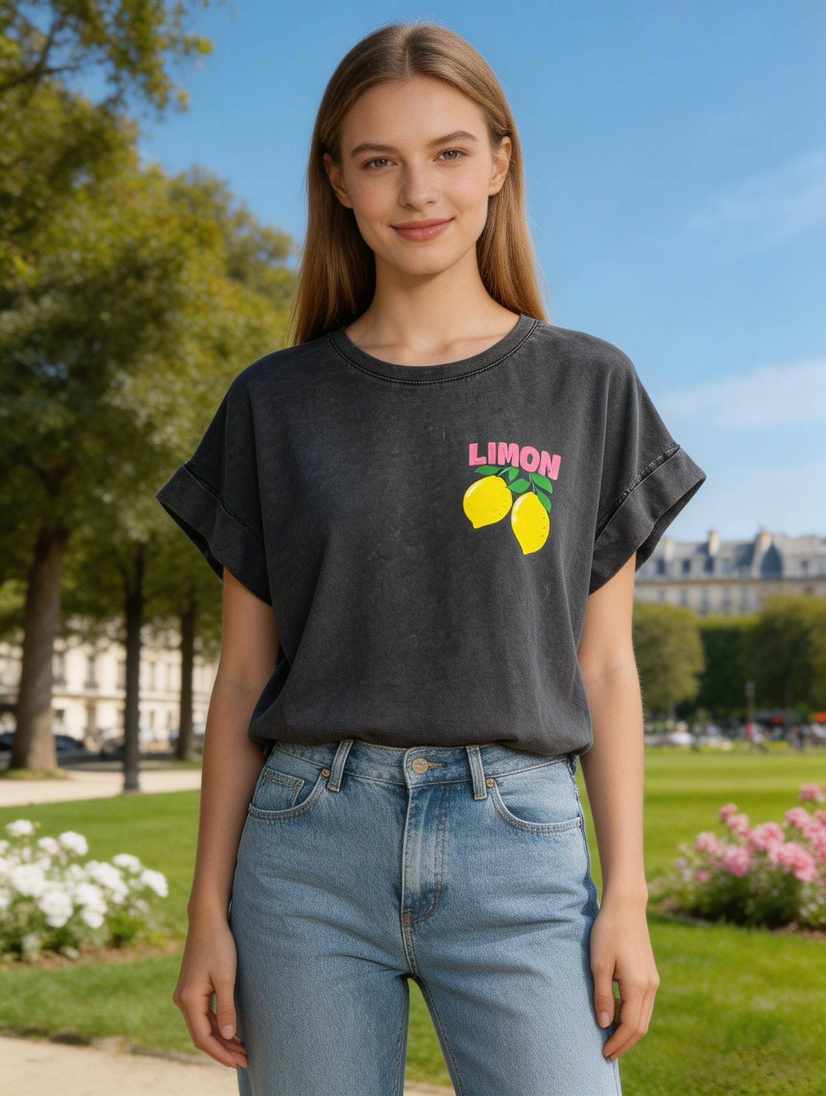 Grossista Loriane - T-SHIRT STAMPATA