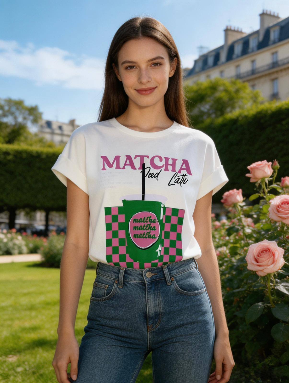 Großhändler Loriane - Bedrucktes T-Shirt