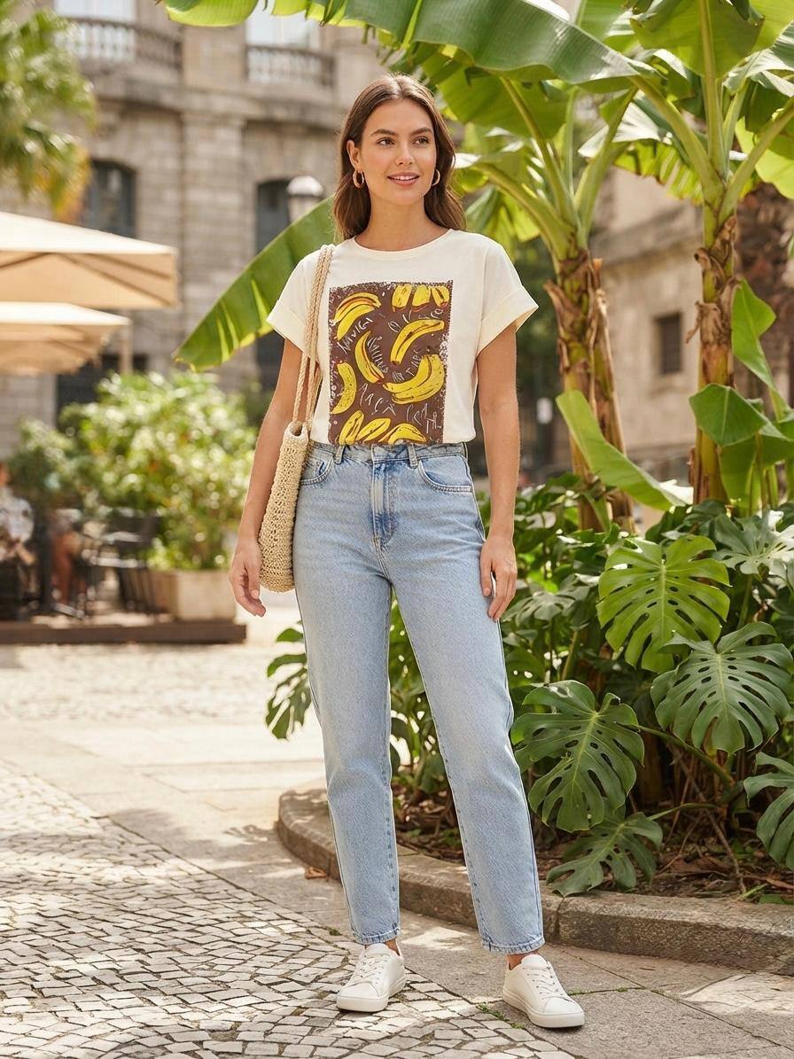 Mayorista Loriane - Camiseta estampada