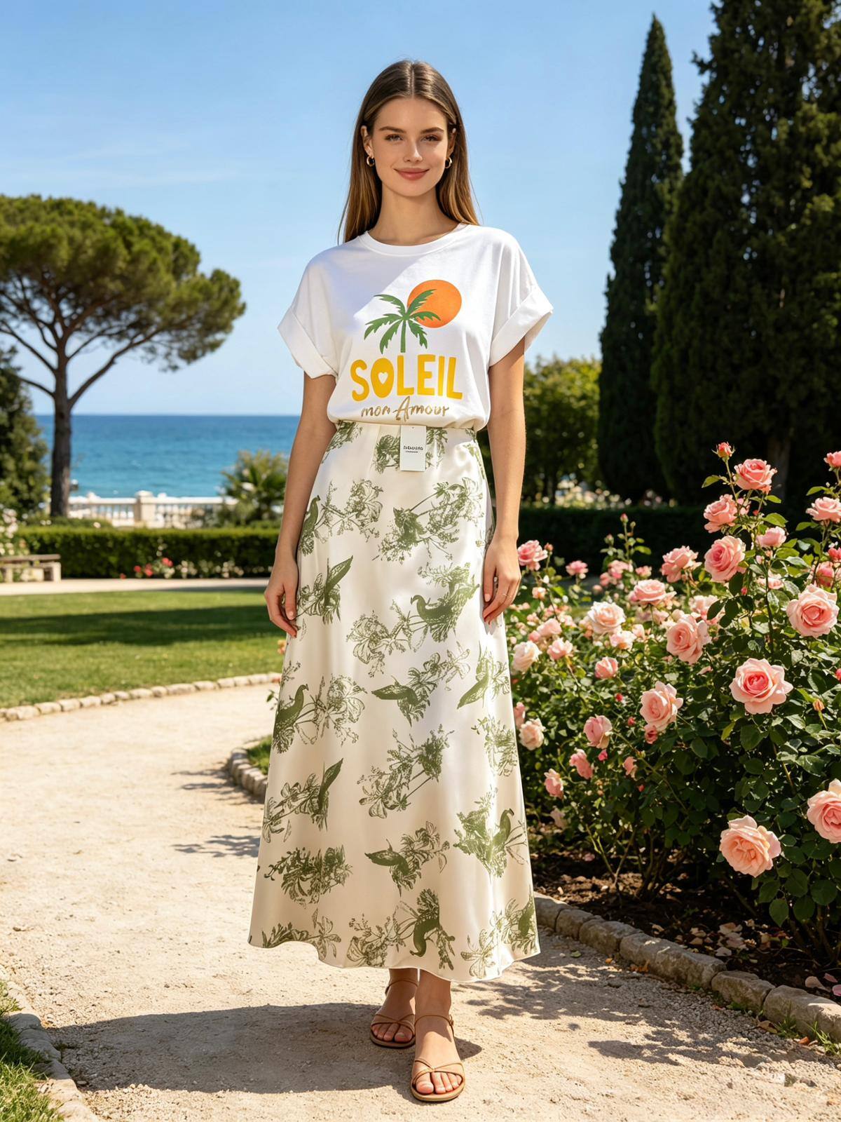 Großhändler Loriane - Bedrucktes T-Shirt