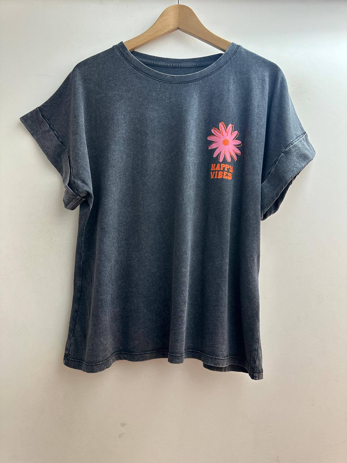 Mayorista Loriane - Camiseta desgastada estampada