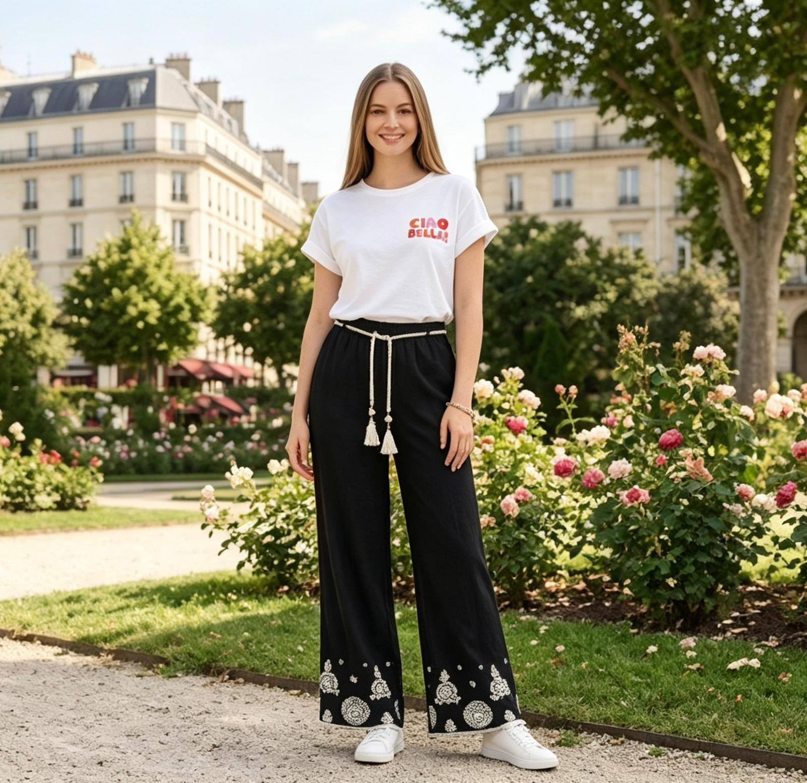 Großhändler Loriane - Bedrucktes T-Shirt