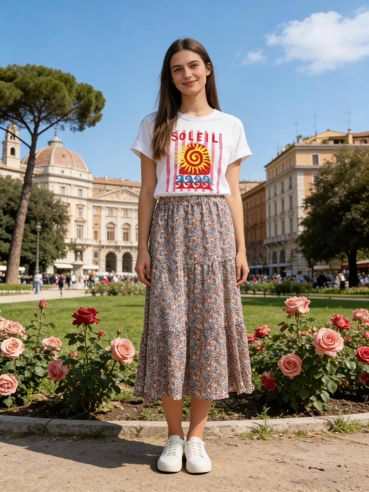 Grossista Loriane - Maglietta stampata