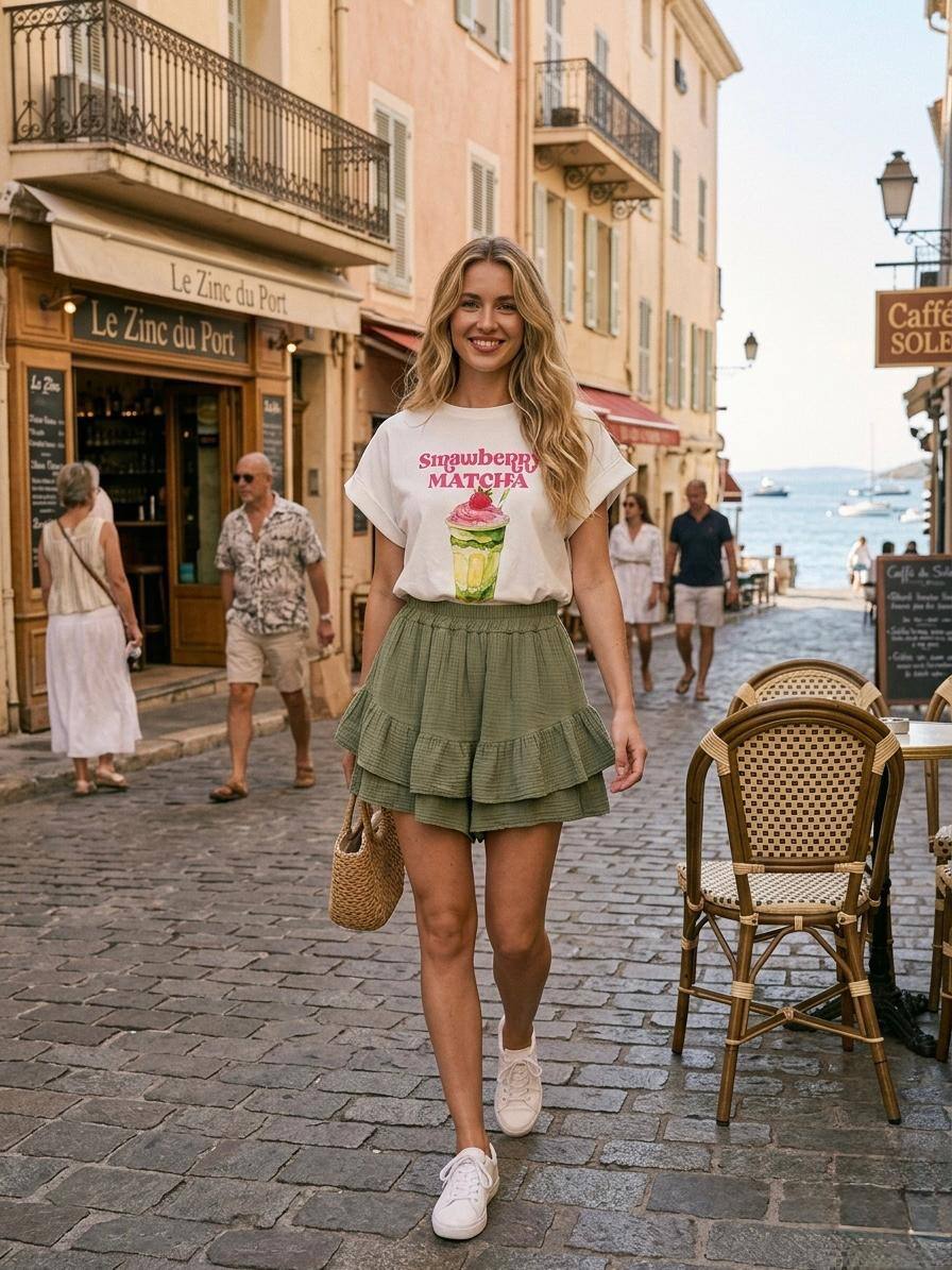 Großhändler Loriane - Bedrucktes T-Shirt