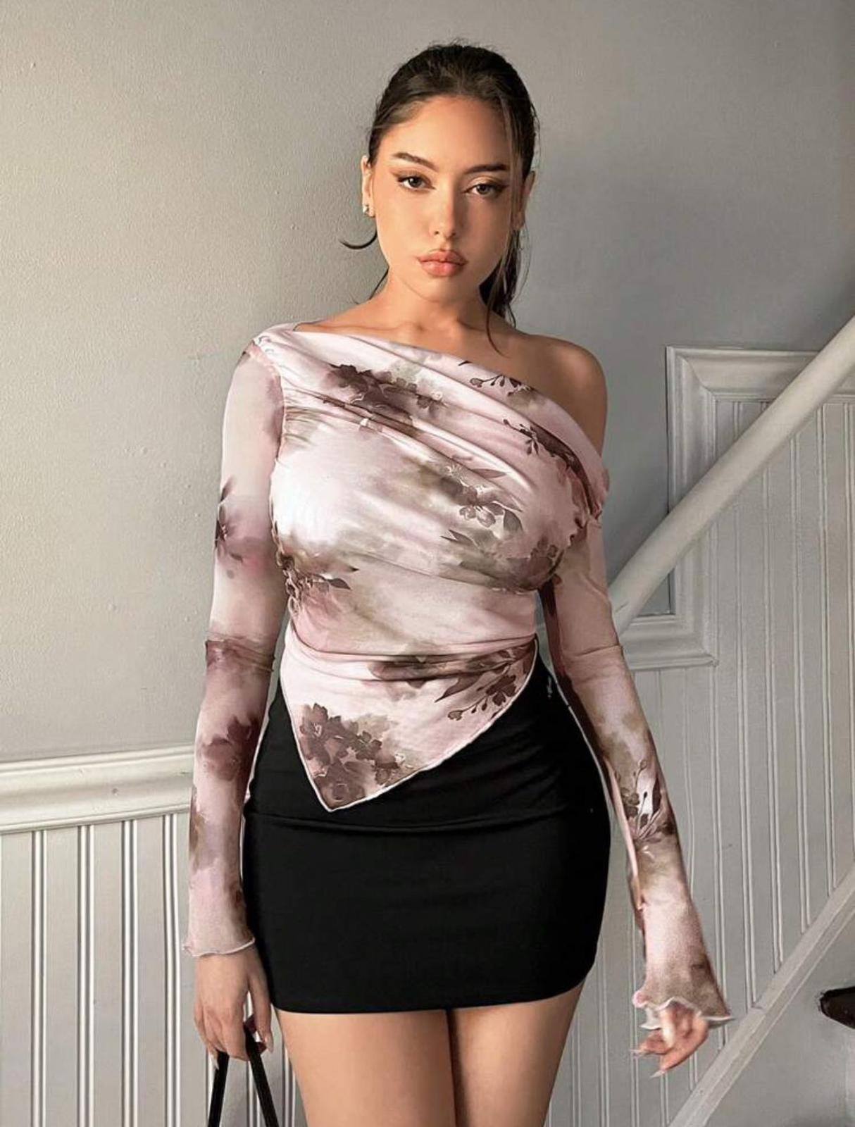 Großhändler Loriane - Tüll-Top