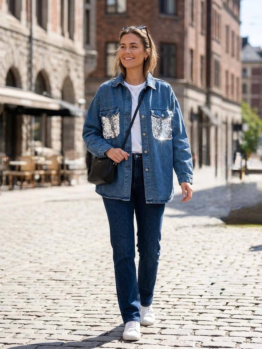 Grossista Loriane - Giacca ⁄ Sovracamicia in denim