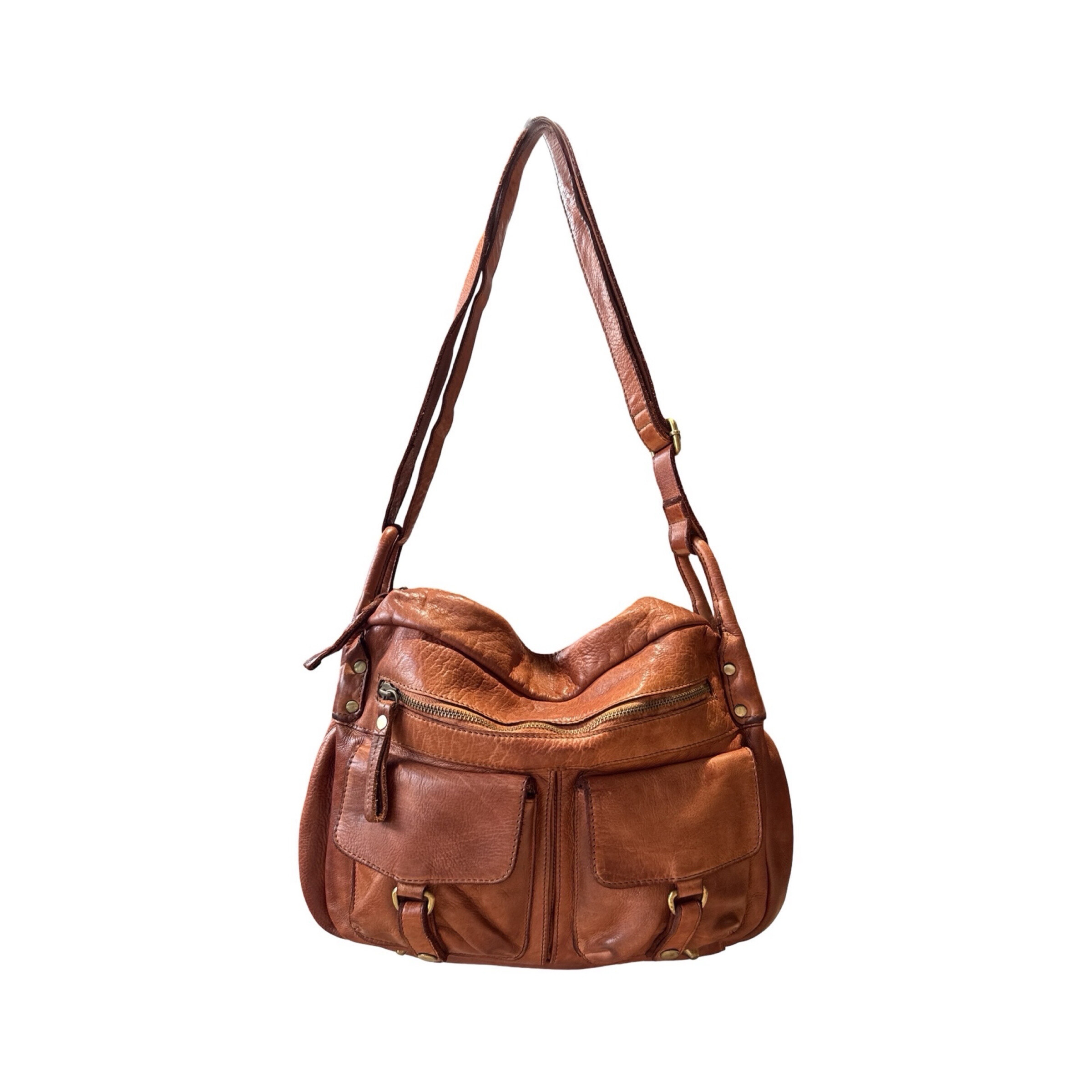 Großhändler LOUISA LEE - RINDSLEDER TASCHE KARTHUS