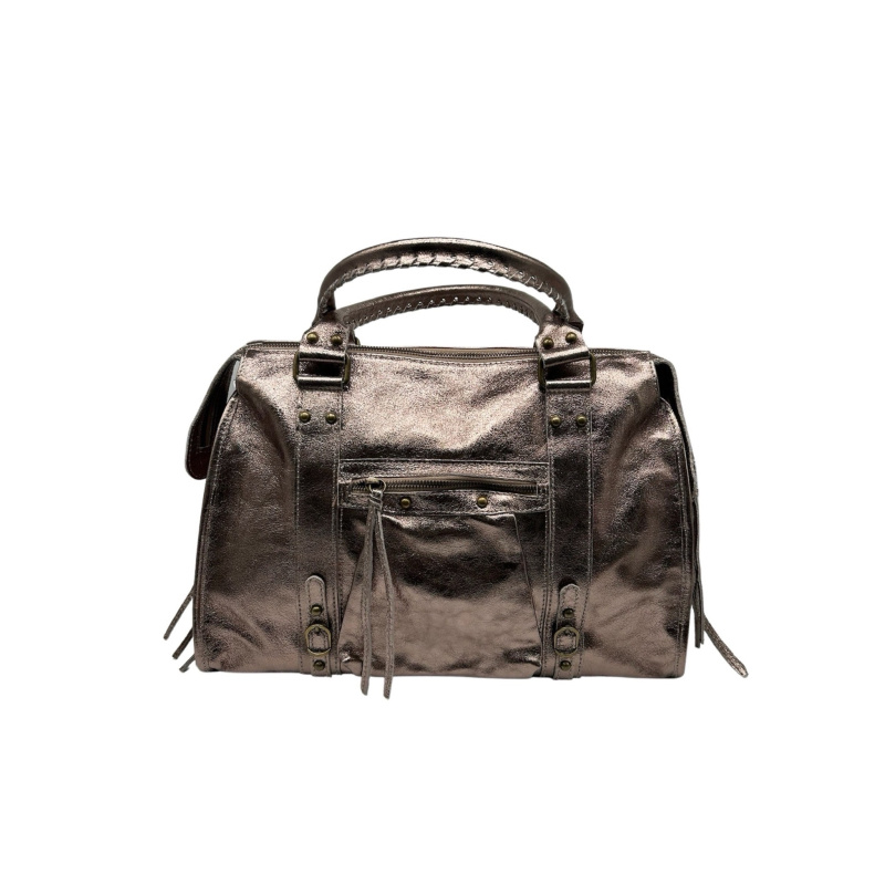 Grossiste LOUISA LEE - SAC A MAIN CUIR IRISE CAPUCINE LARGE