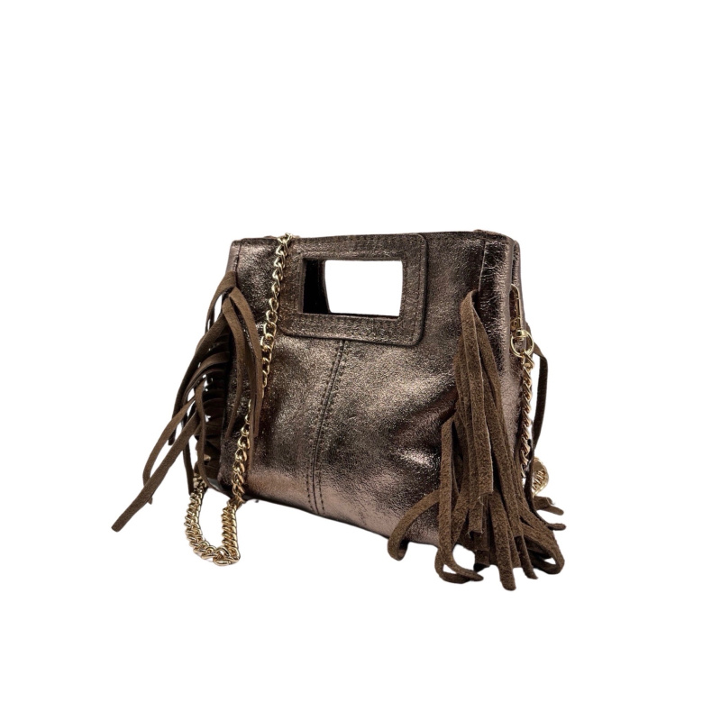 Wholesaler LOUISA LEE - Vintage baguette leather bag