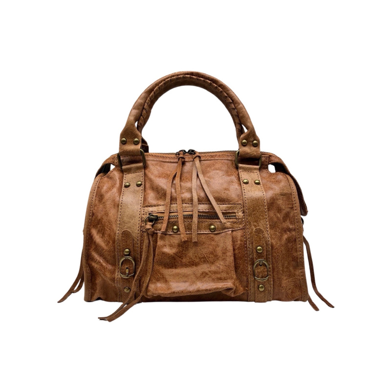 Wholesaler LOUISA LEE - Vintage baguette leather bag