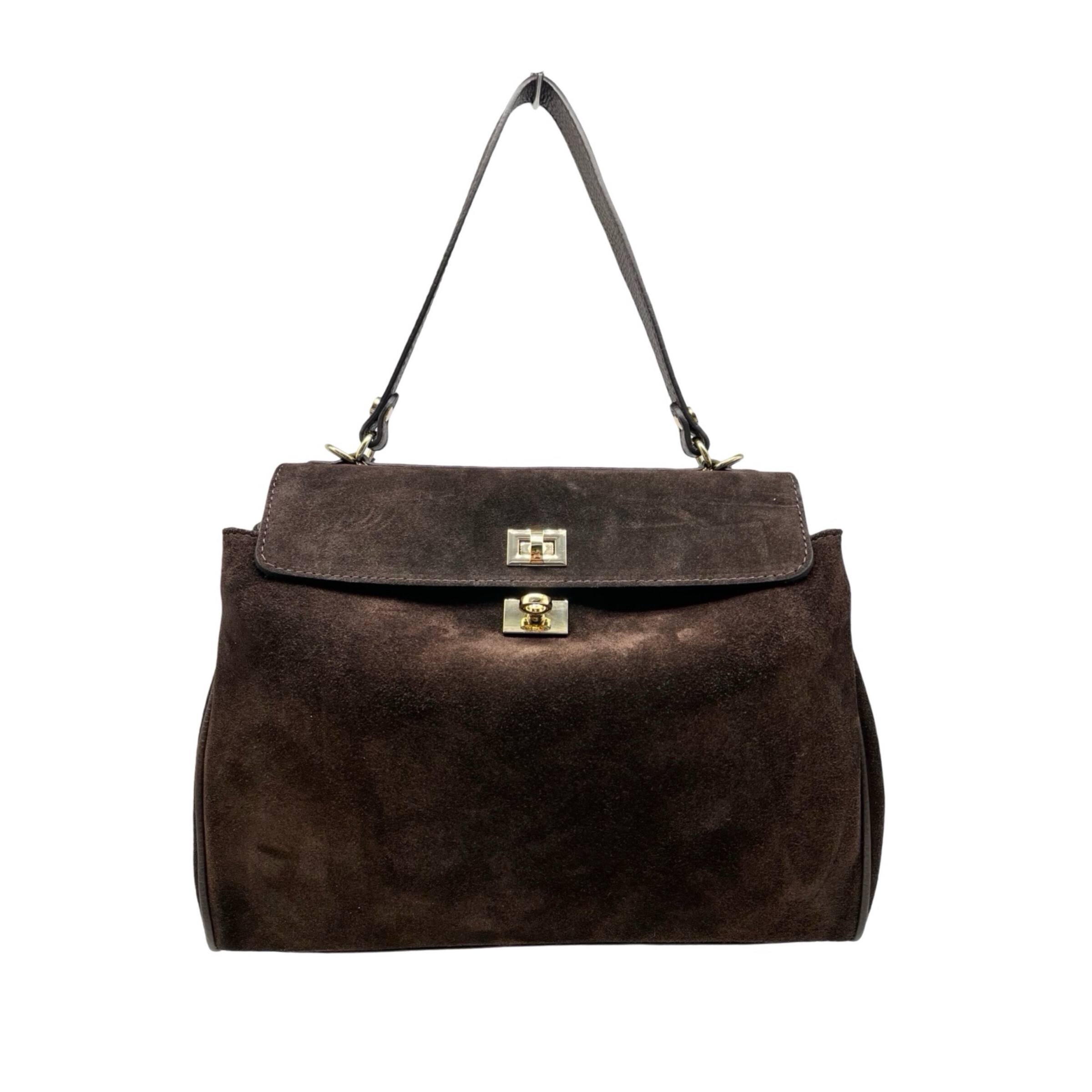 Wholesaler LOUISA LEE - OLAYA SUEDE LEATHER HANDBAG