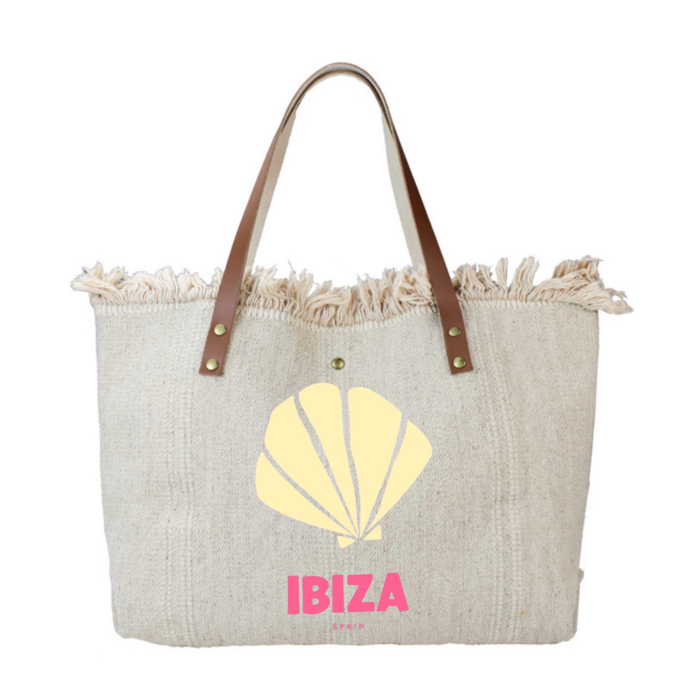 Wholesaler LOUISA LEE - COTTON LINED LEATHER IBIZA BAG