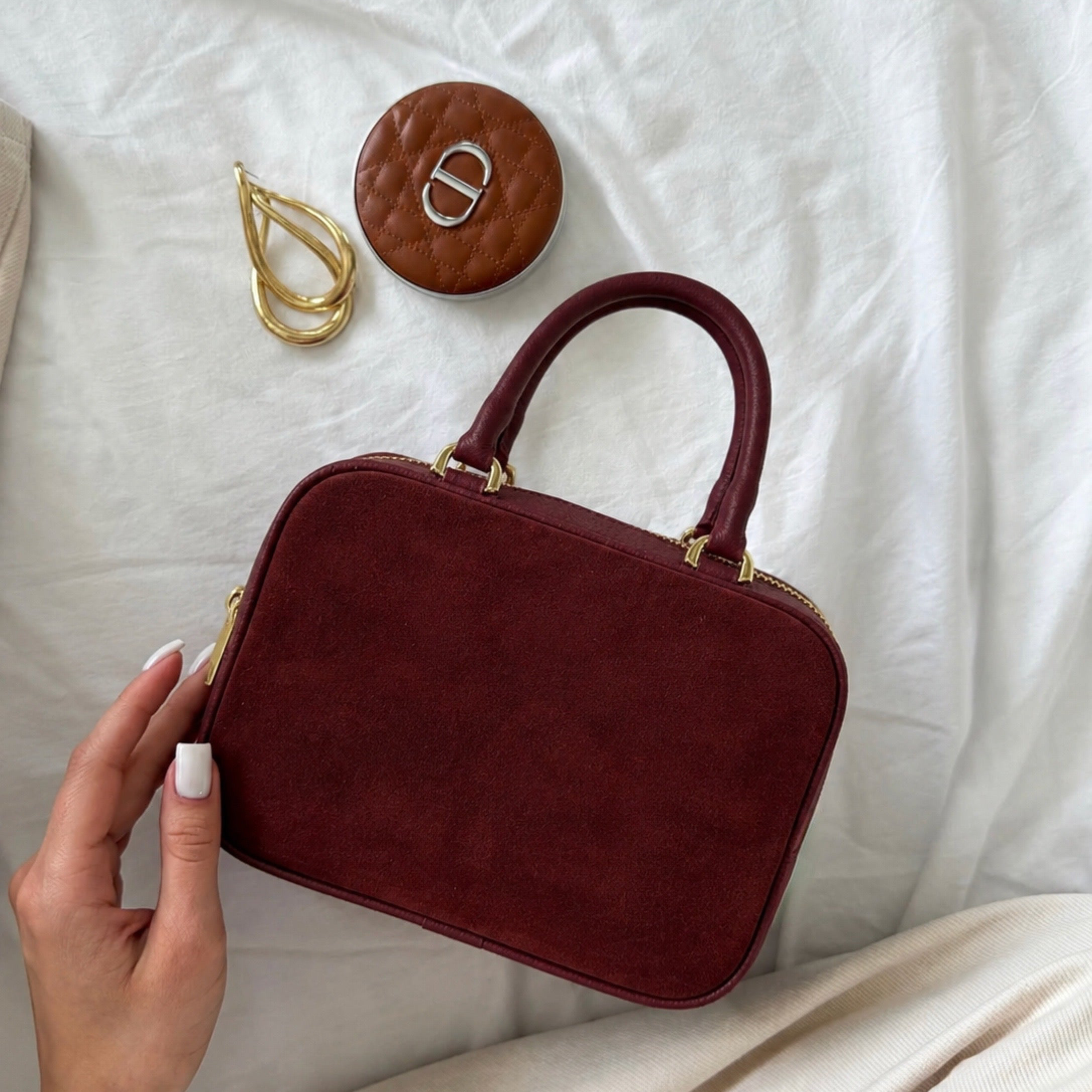 Wholesaler LOUISA LEE - Manilla double-sided leather bag