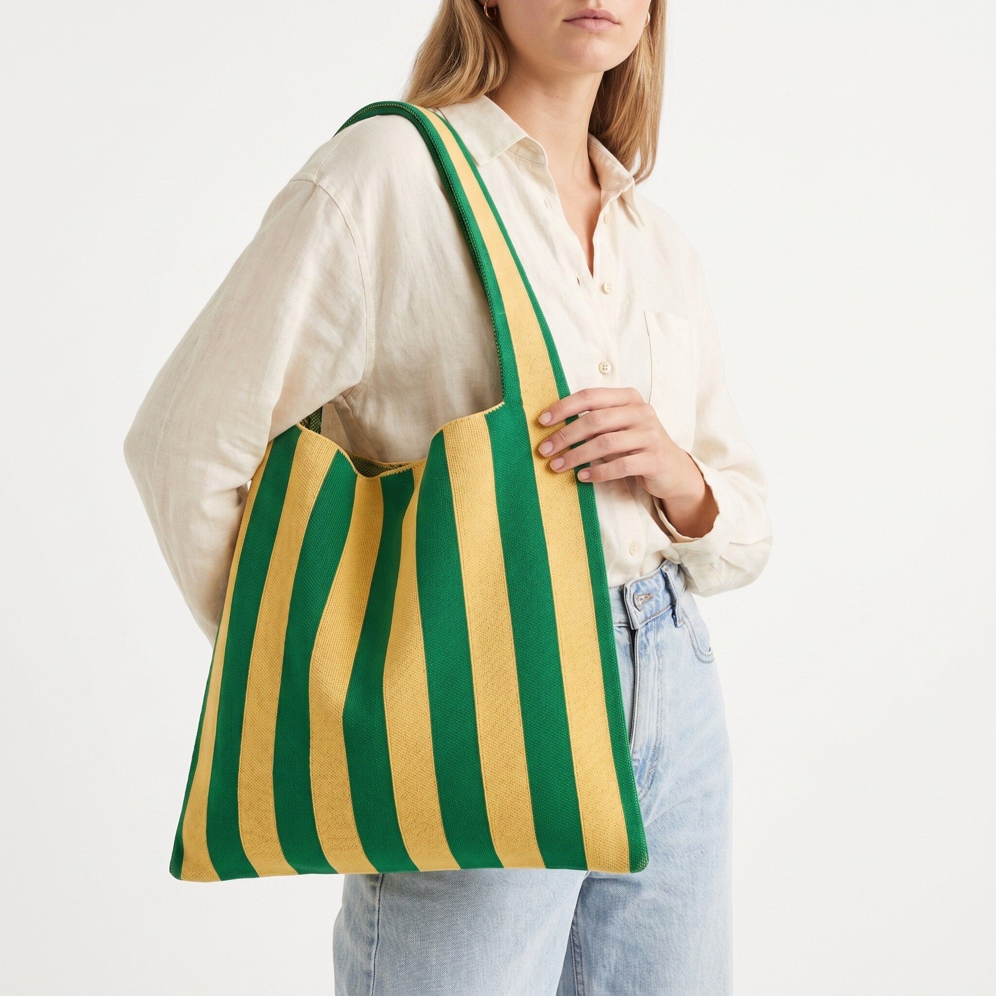 Wholesaler LOUISA LEE - Striped Summer Bag L