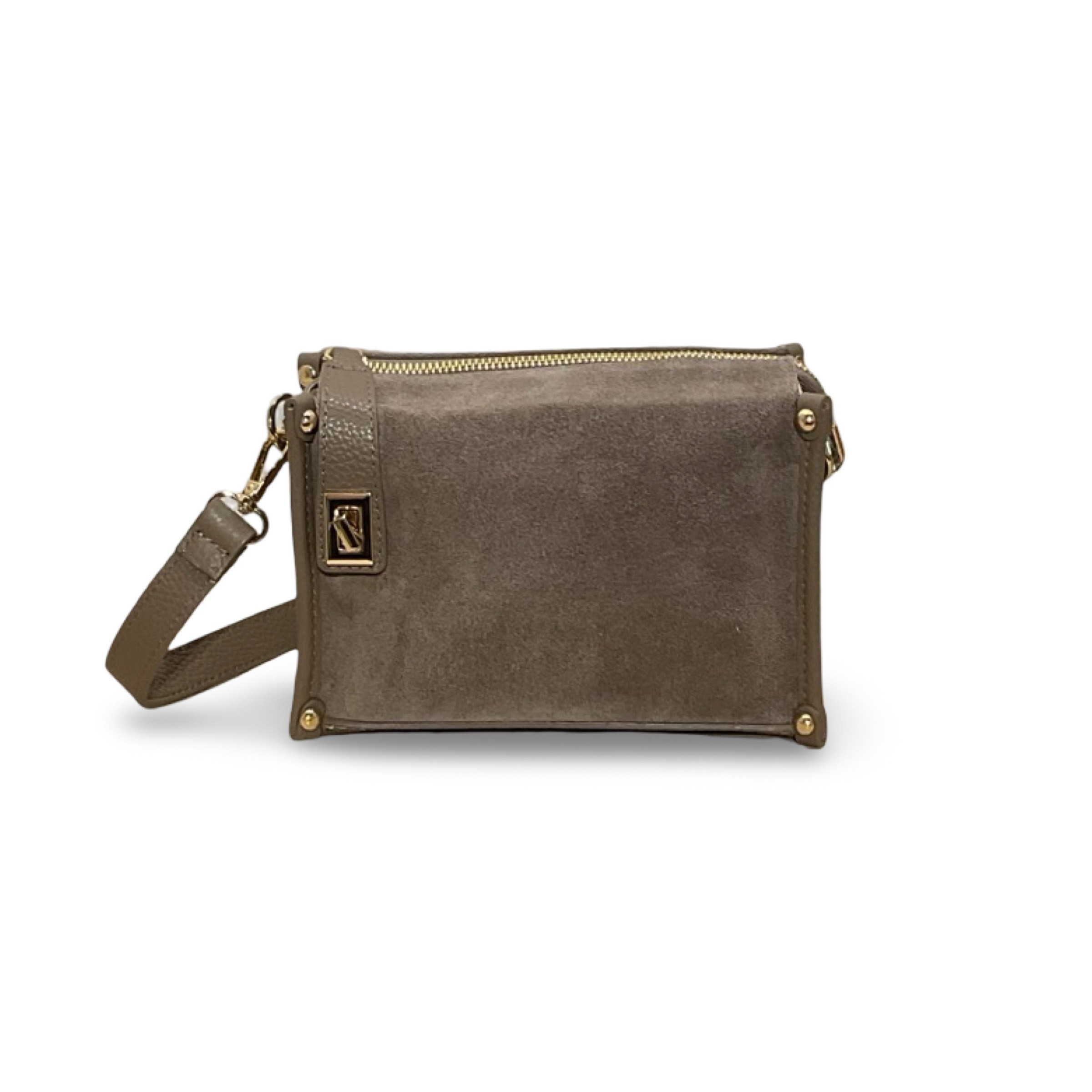 Grossiste LOUISA LEE - Petit Sac Carré en Cuir Suède Louise