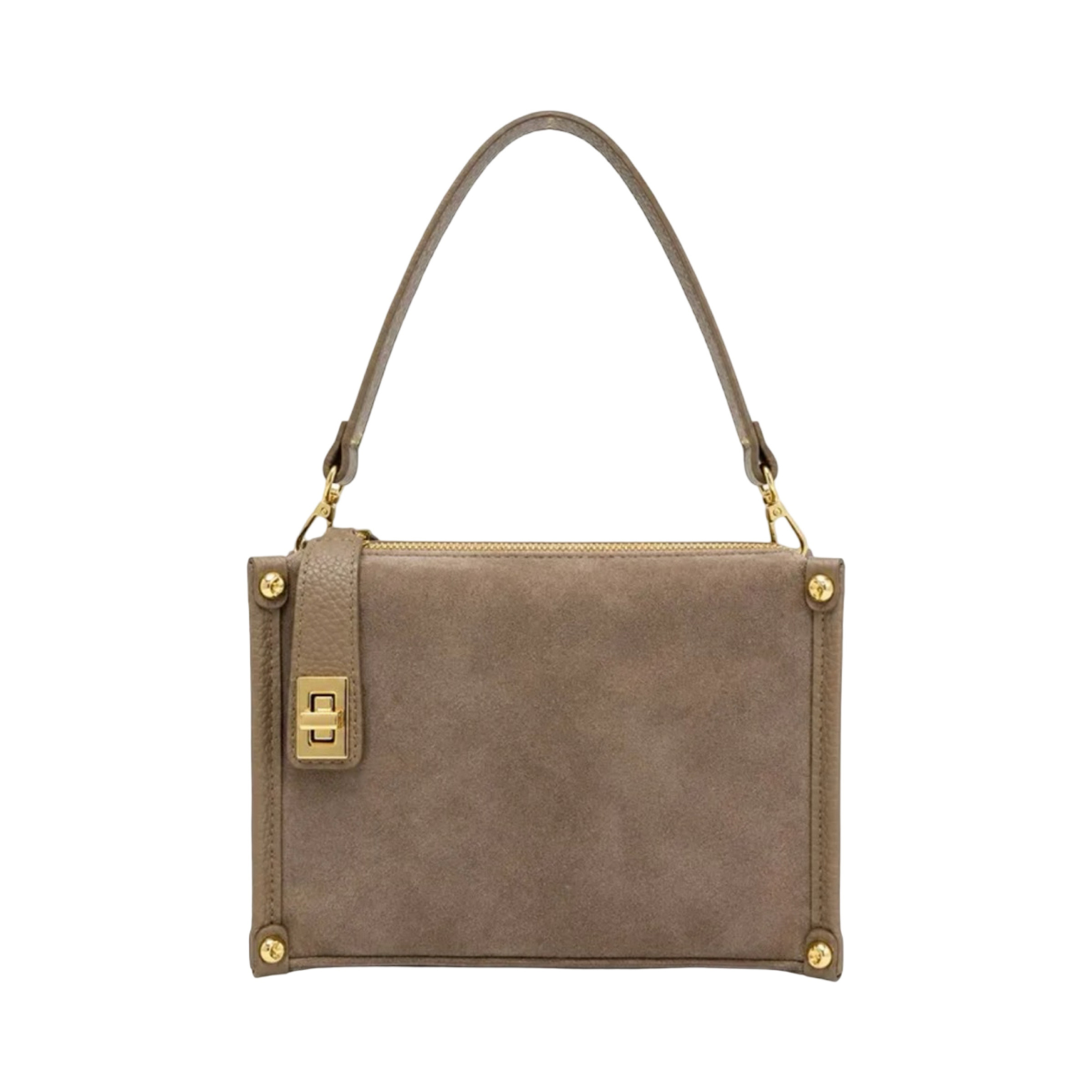 Grossista LOUISA LEE - Borsa Piccola Quadrata in Pelle Scamosciata Louise