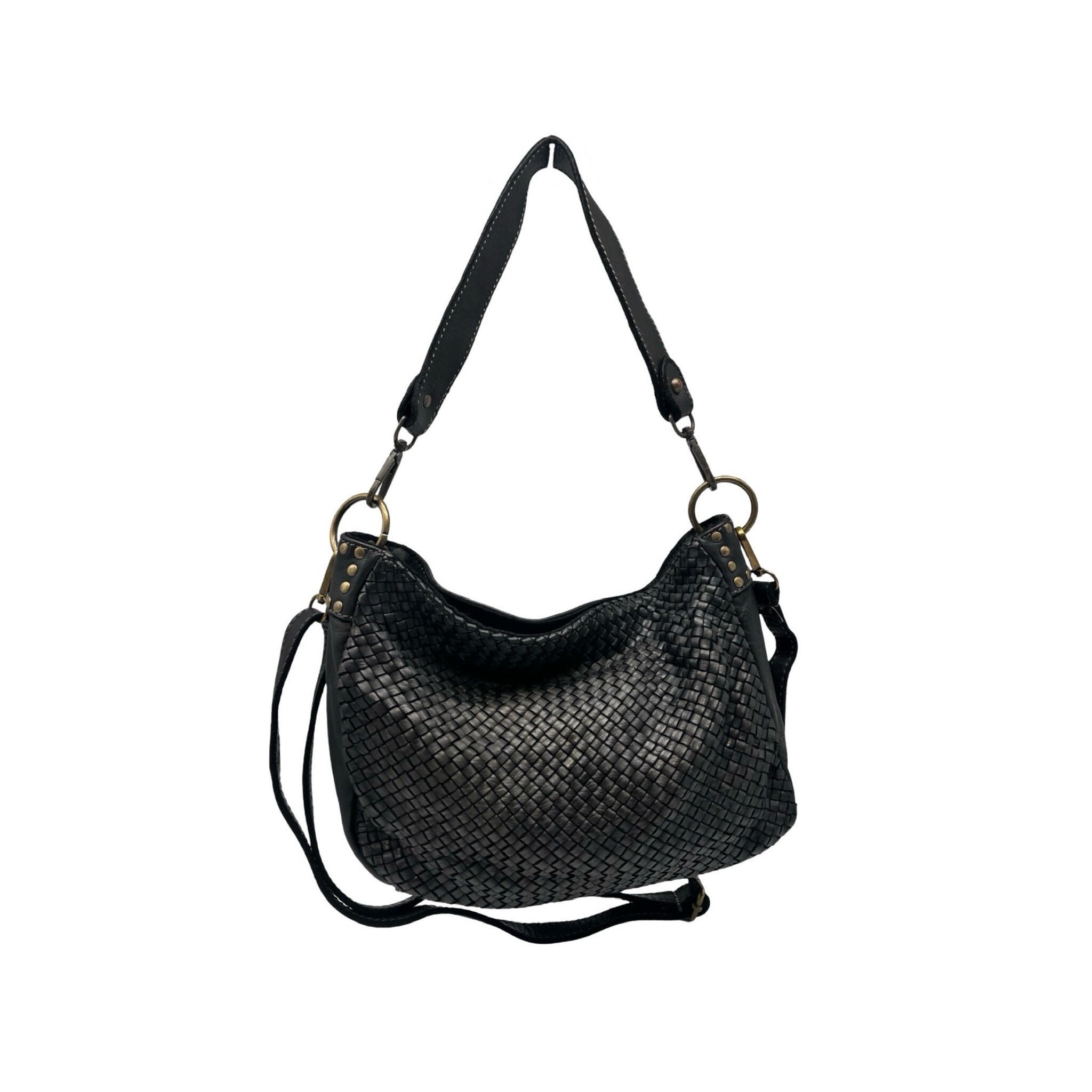 Wholesaler LOUISA LEE - Manon washed leather shoulder bag
