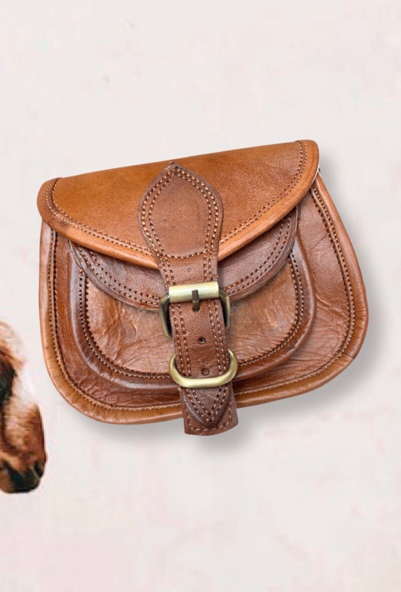Grossiste LOUISA LEE - Sac bandouliere cuir 18cm