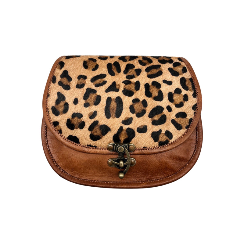 Wholesaler LOUISA LEE - Buckle leather shoulder bag 23cm