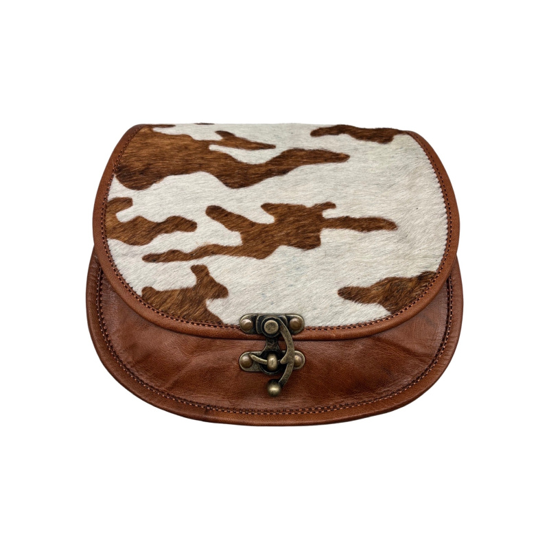 Wholesaler LOUISA LEE - Buckle leather shoulder bag 23cm
