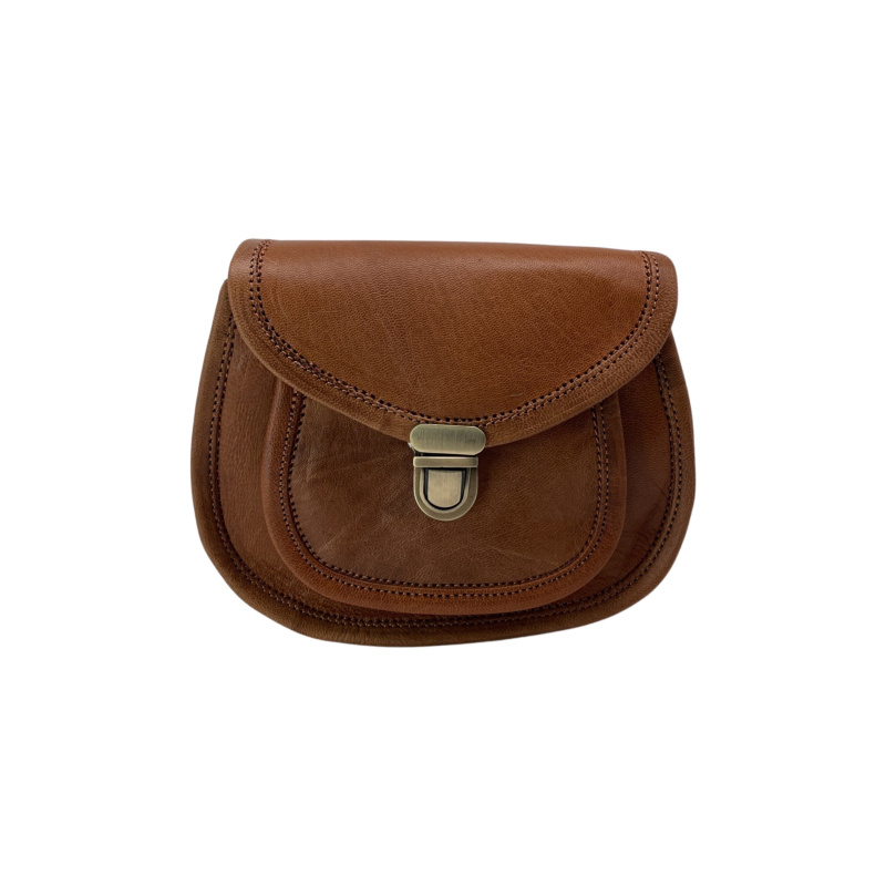Wholesaler LOUISA LEE - Leather crossbody bag 7"