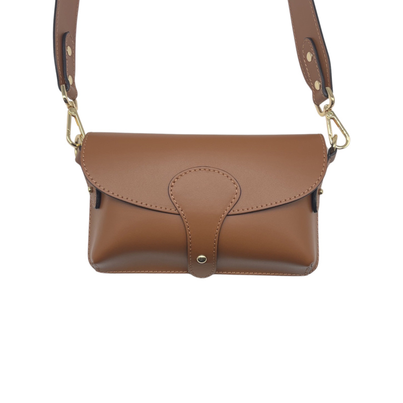 Wholesaler LOUISA LEE - CLAUDIA GRAINED COWHIDE LEATHER CROSSBODY BAG