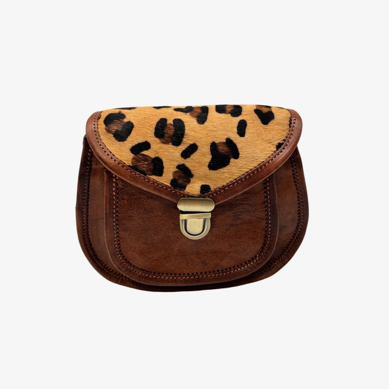 Wholesaler LOUISA LEE - Leather crossbody bag 7"