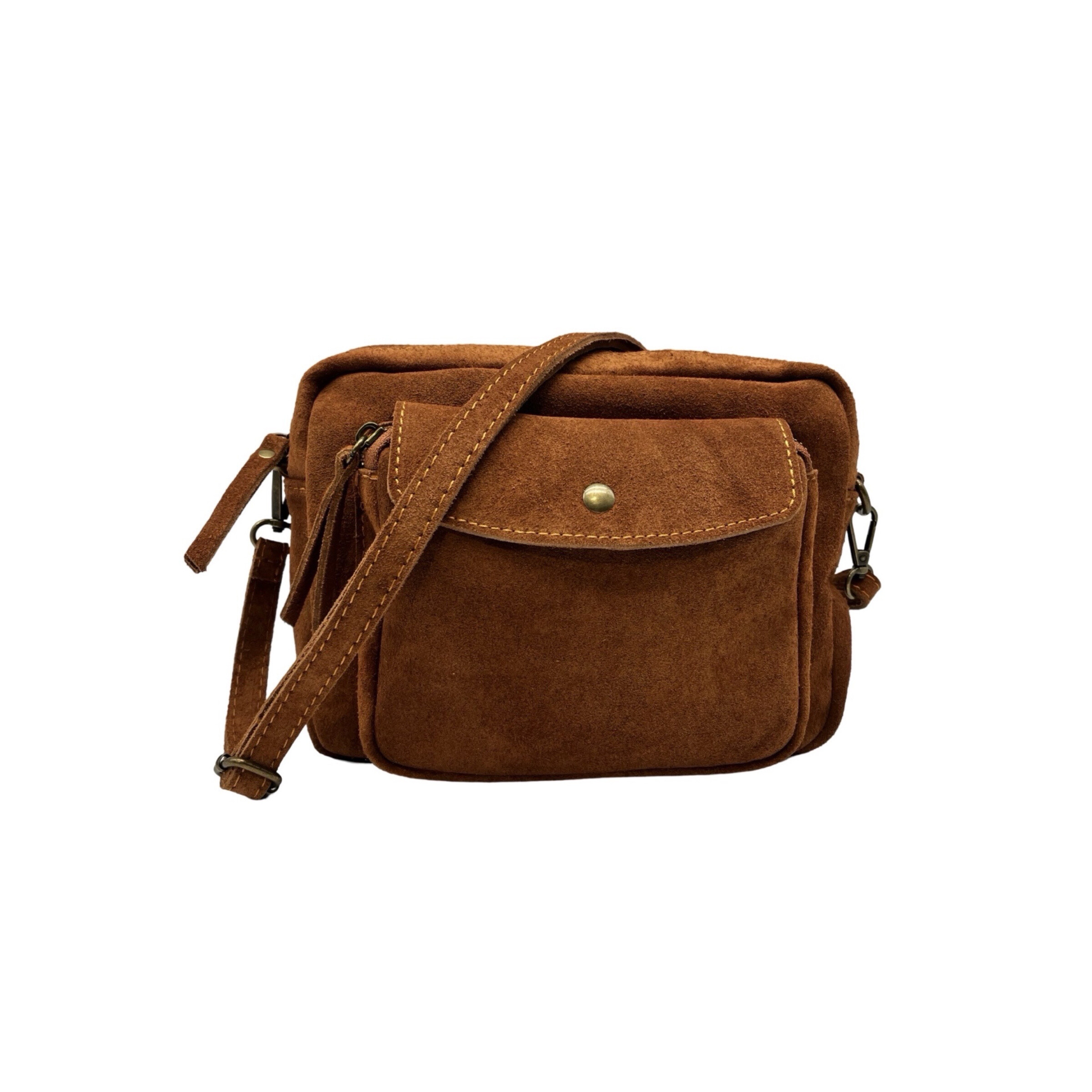 Wholesaler LOUISA LEE - CLAUDIA GRAINED COWHIDE LEATHER CROSSBODY BAG