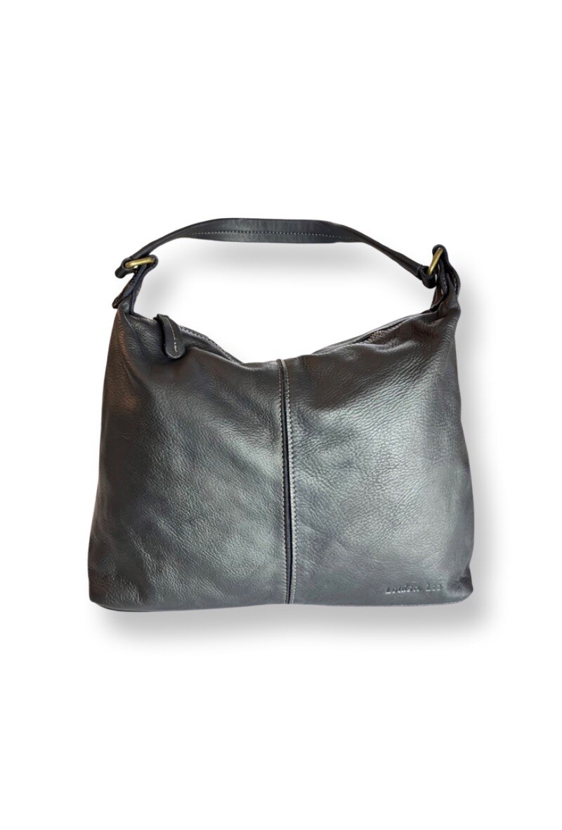 Grossiste LOUISA LEE - Sac cuir vintage Pia Noir