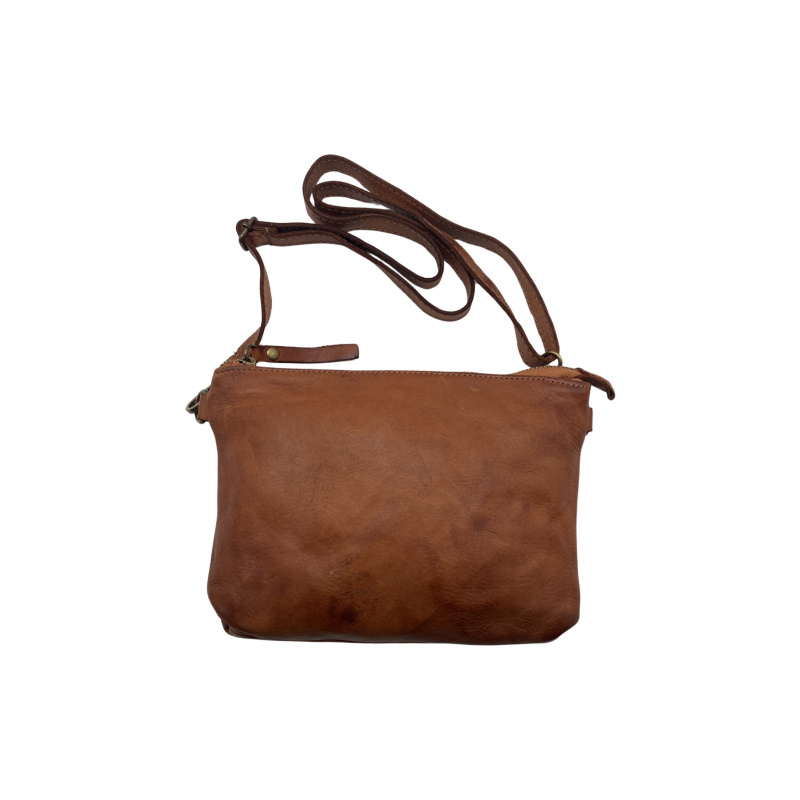Grossiste LOUISA LEE - SAC BANDOULIERE CUIR WASHED NOAH