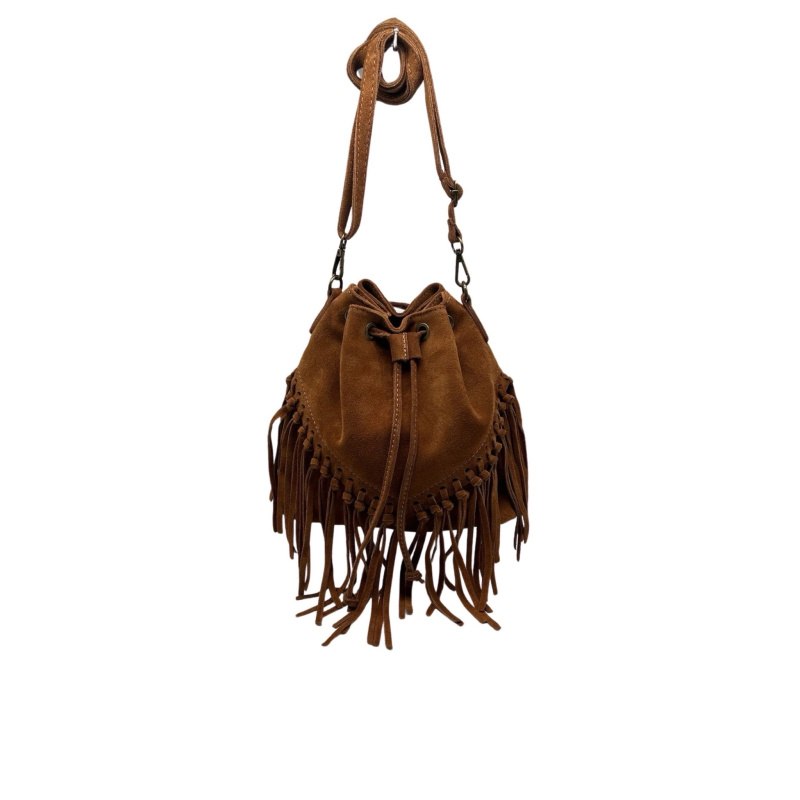 Grossiste LOUISA LEE - SAC SEAU CUIR SUEDE AURÉLIA