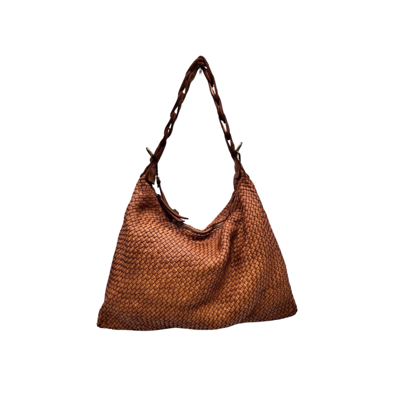Sac cuir tressé vintage 2025