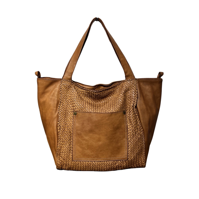 SAC CABAS CUIR TRESSE VINTAGE MARIANA LOUISA LEE Paris Fashion Shops