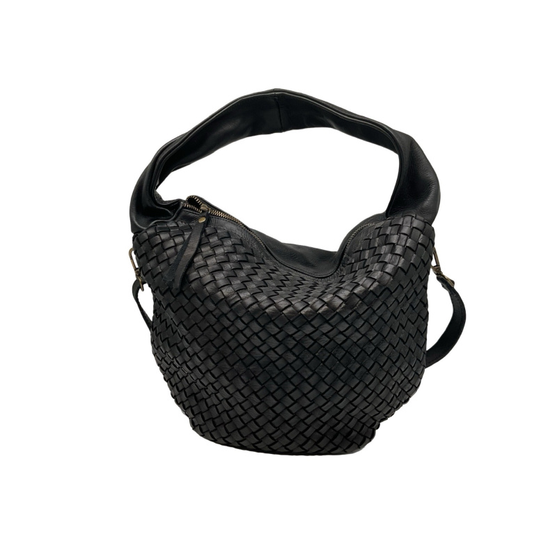 Wholesaler LOUISA LEE - Manon washed leather shoulder bag