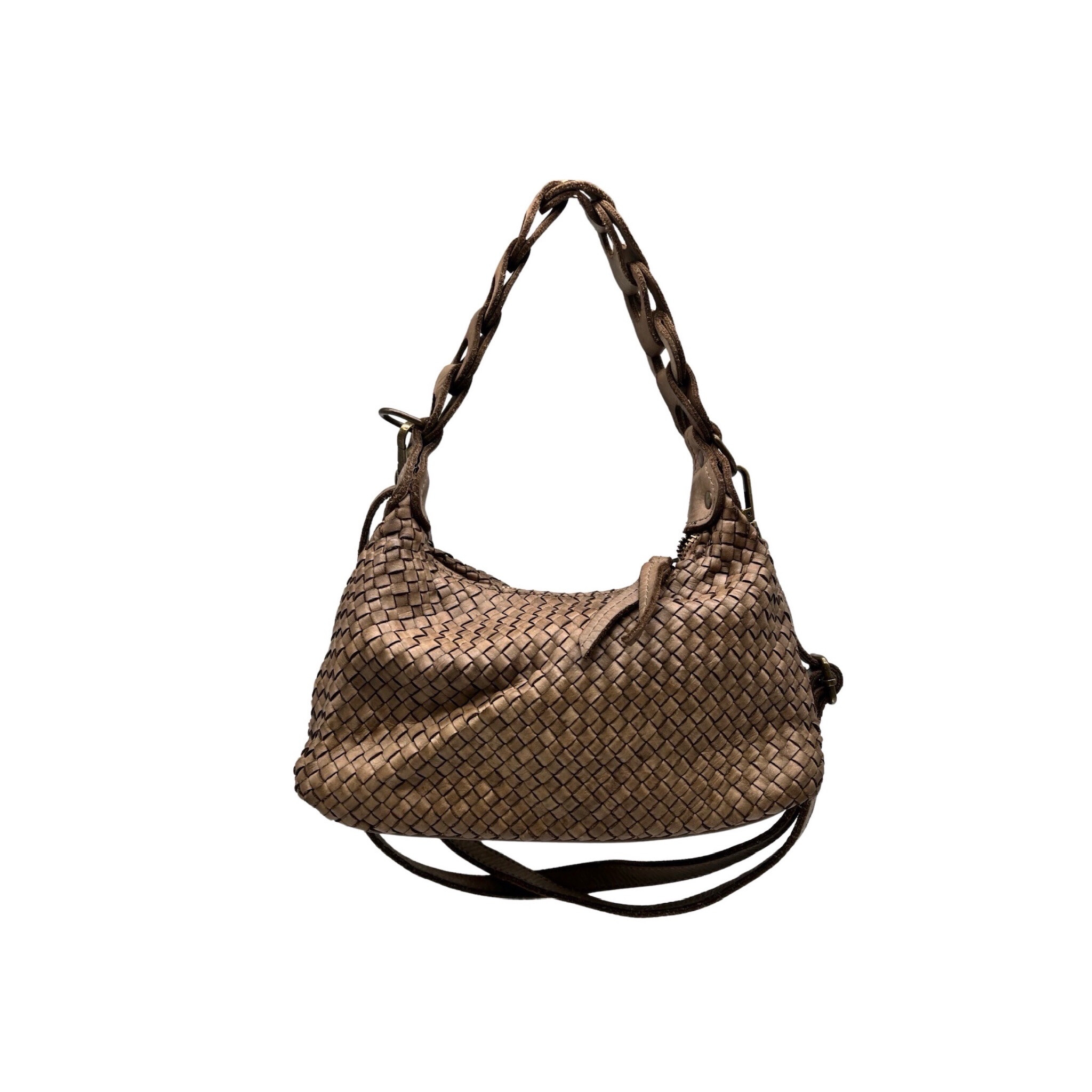 Wholesaler LOUISA LEE - Manon washed leather shoulder bag