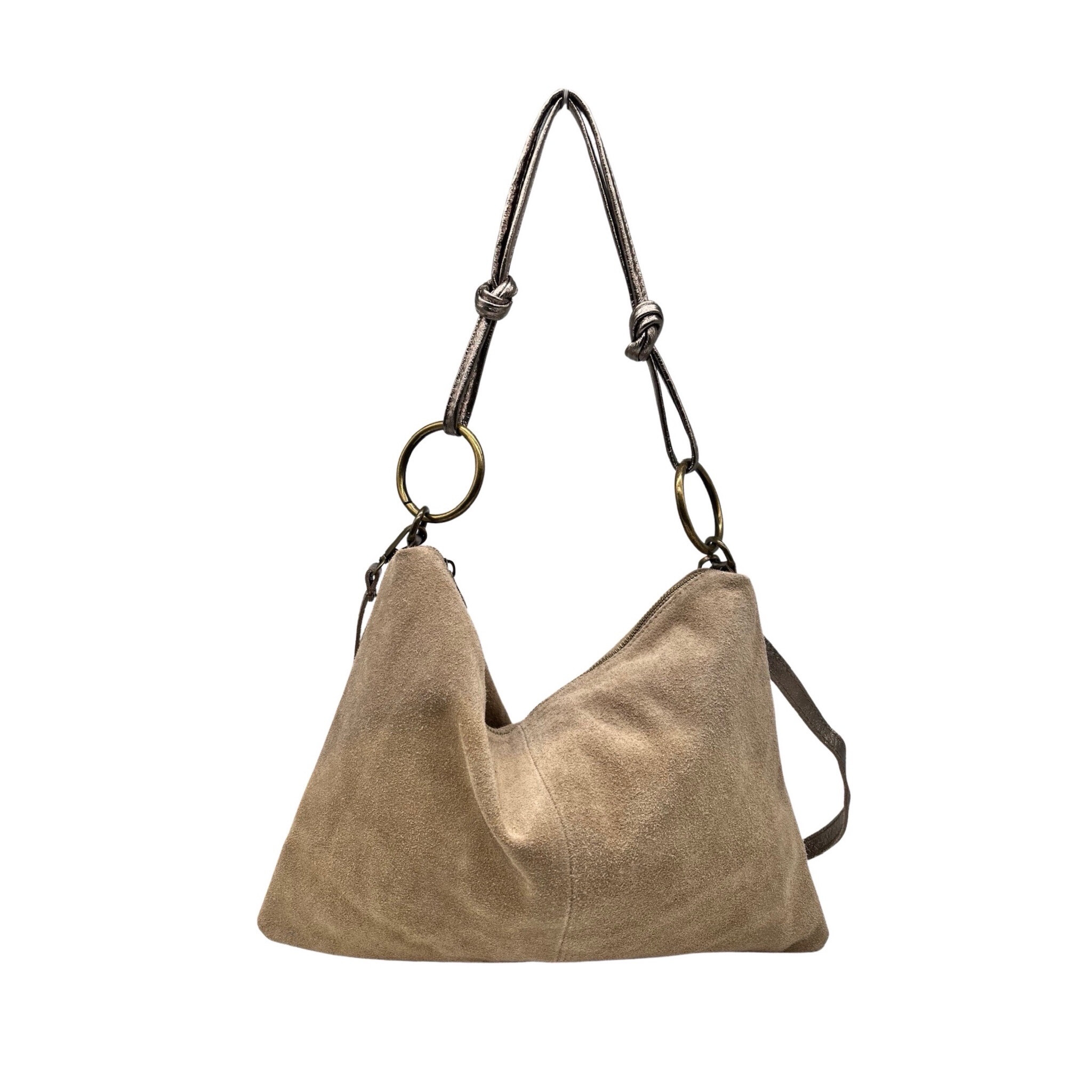 Wholesaler LOUISA LEE - OLAYA SUEDE LEATHER HANDBAG