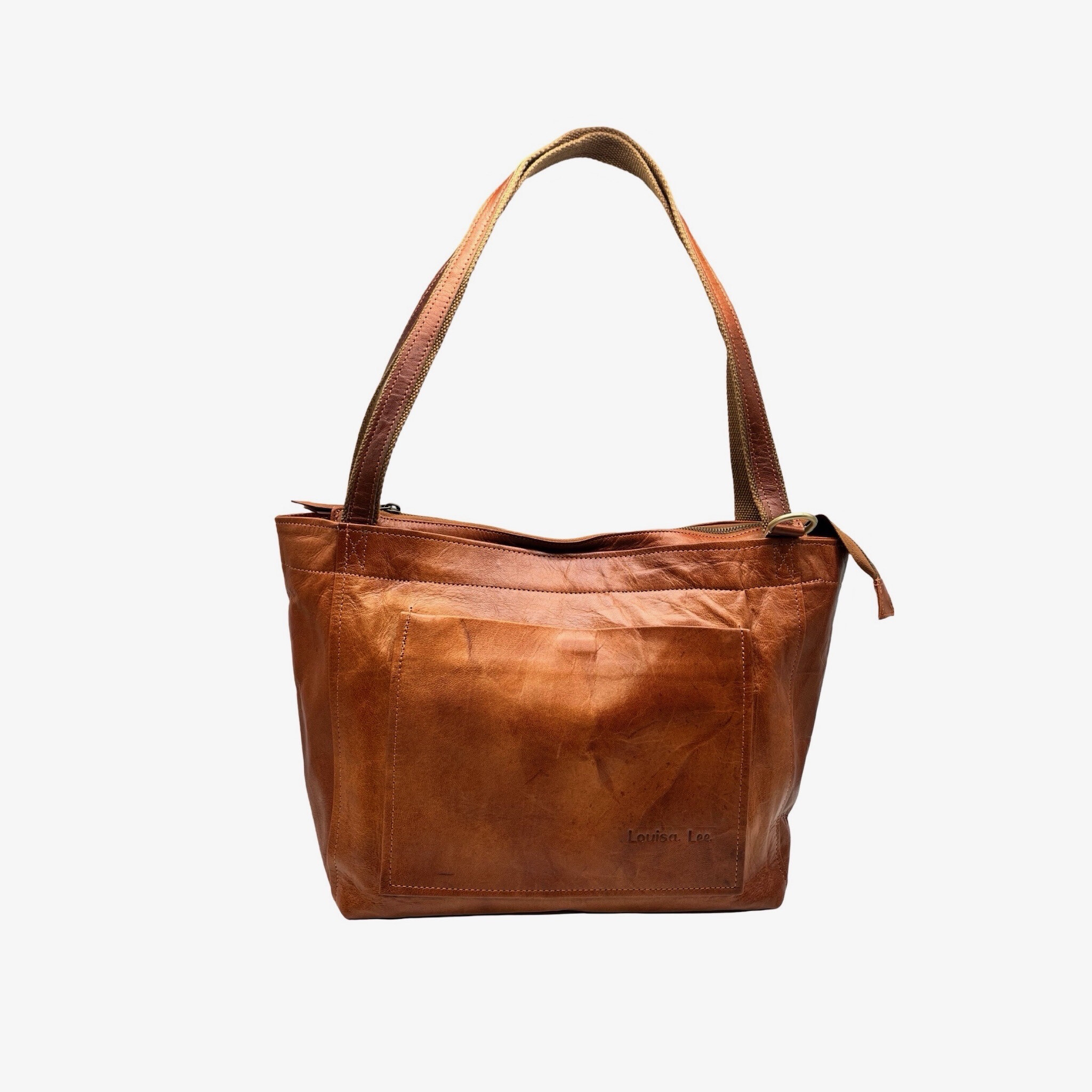 Wholesaler LOUISA LEE - Genuine leather shoulder bag 28cm