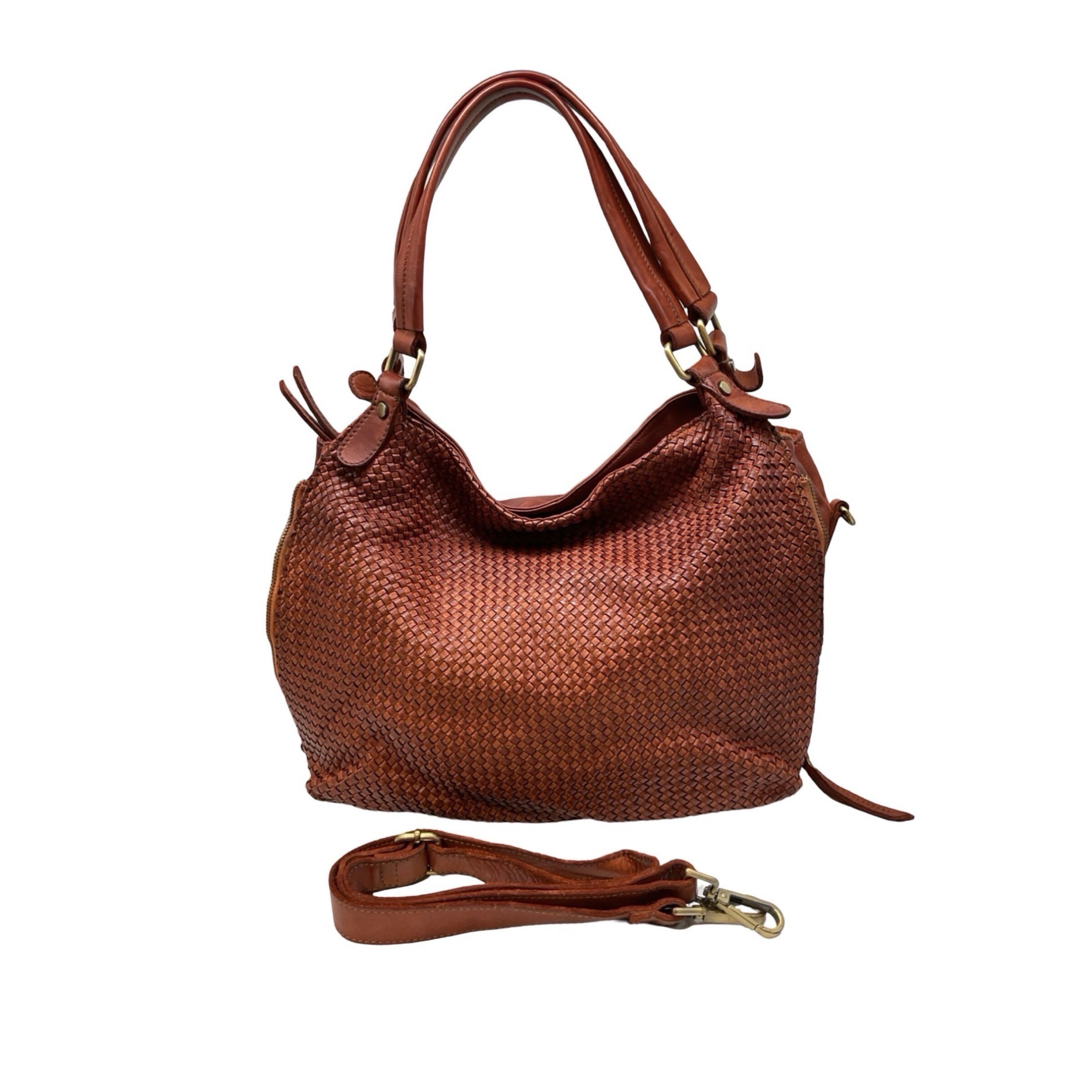 Wholesaler LOUISA LEE - Vintage baguette leather bag