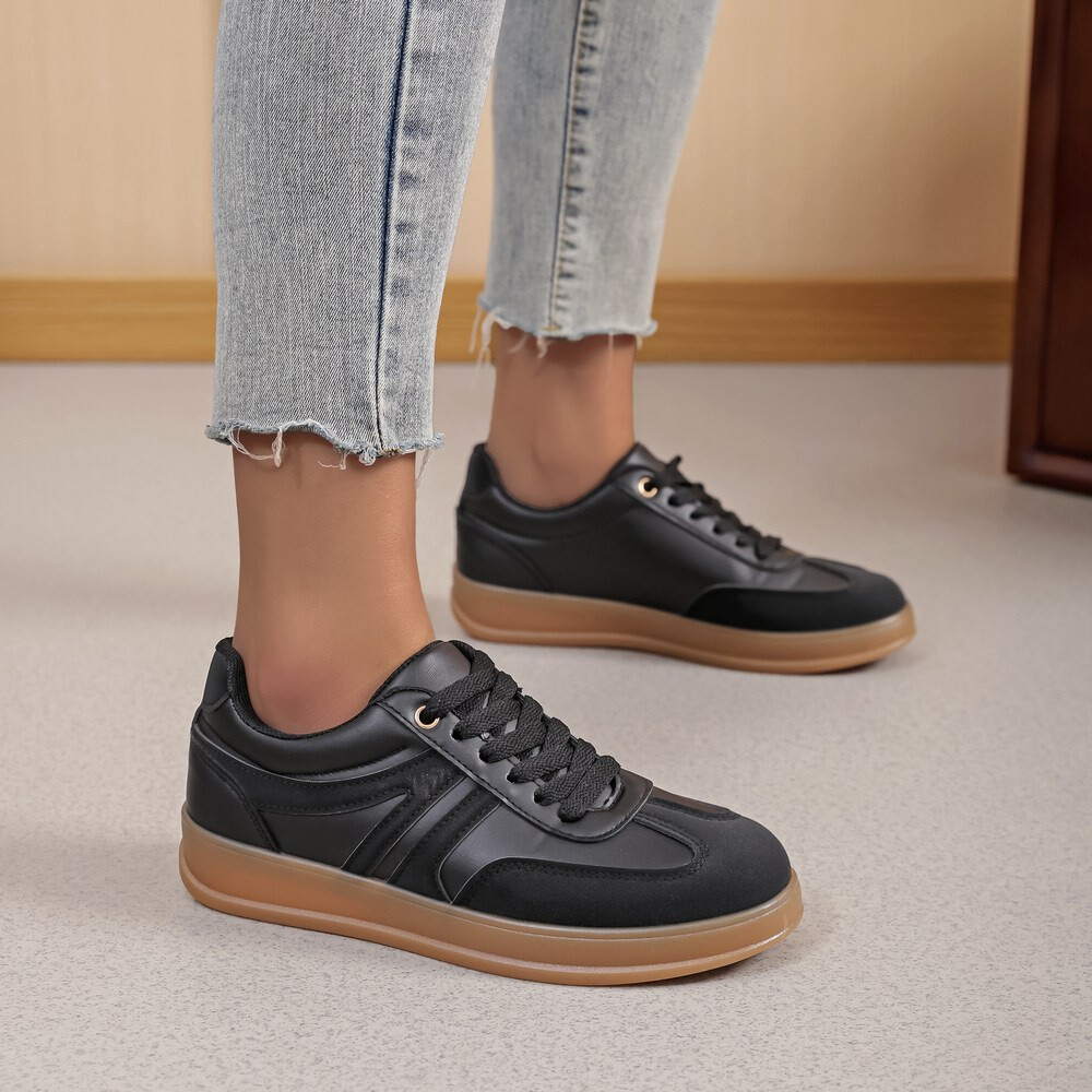 Grossista LOV'IT - Sneaker da due colori con graffi