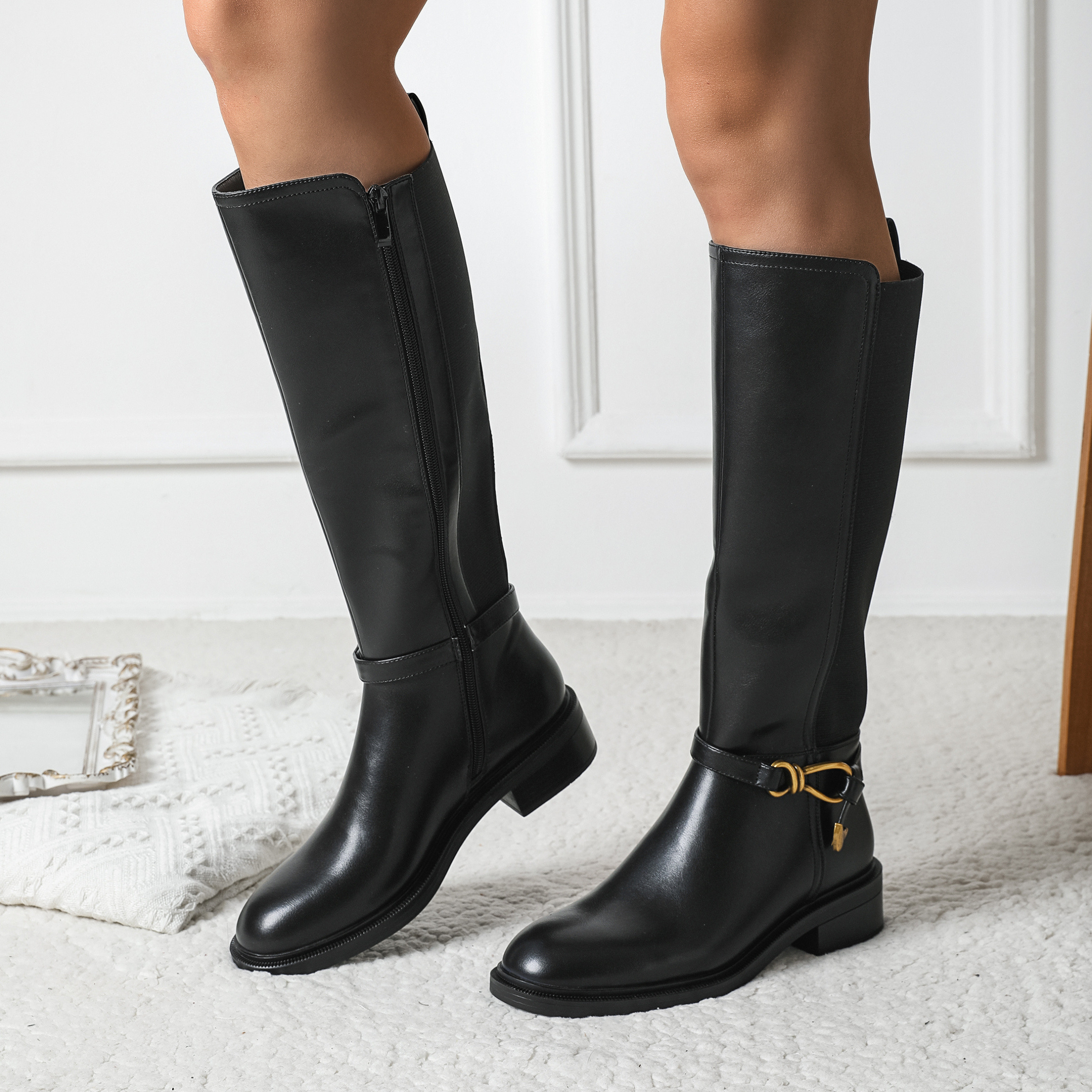 Grossiste LOV'IT - Botte à boucle dorée