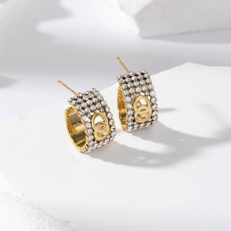 Großhändler Lovelika - Boucles d'oreilles créoles à strass Estelle