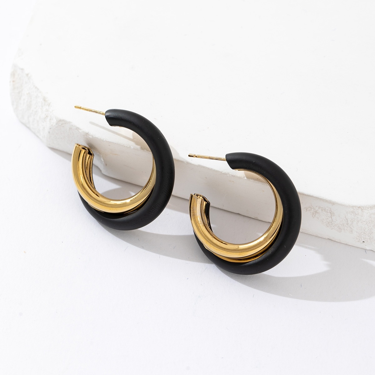 Wholesaler Lovelika - Boucles d'oreilles créoles Evelyne