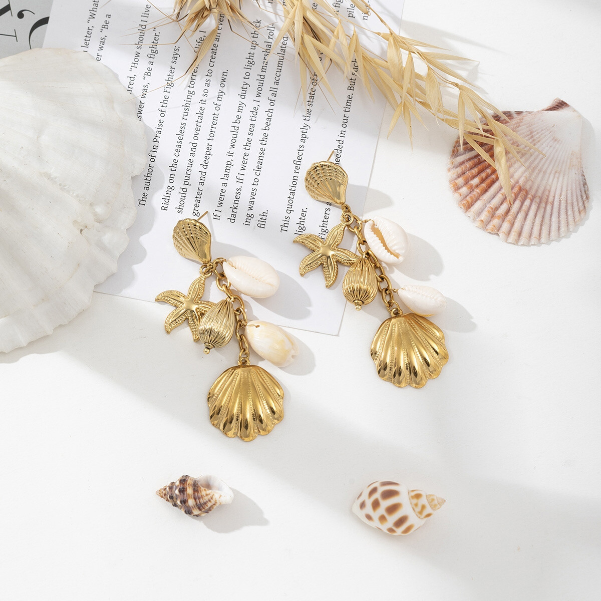 Grossiste Lovelika - Boucles d'oreilles pendantes Tisane