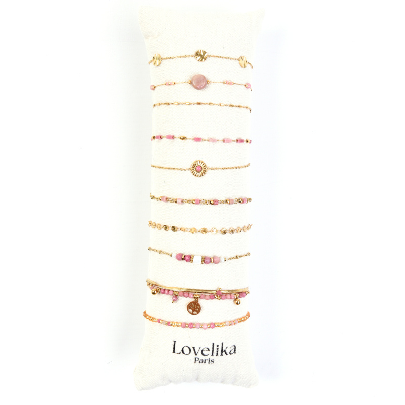 Mayorista Lovelika - Kit de 10 bracelet avec son coussin Kit