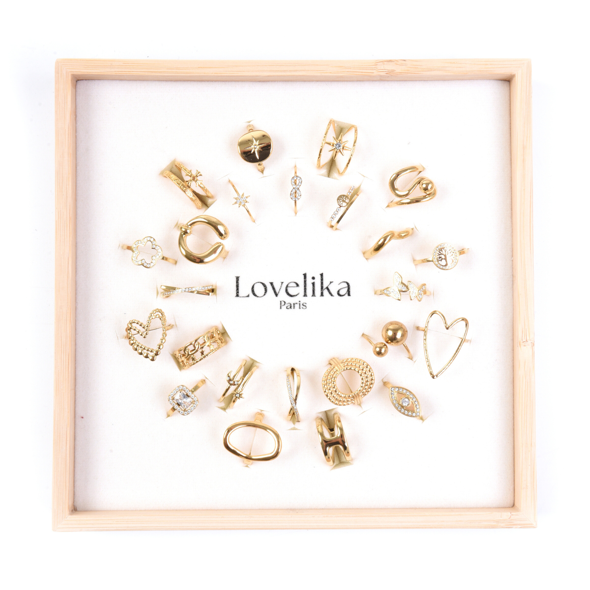 Grossiste Lovelika - Kit de 24 Bagues Kit