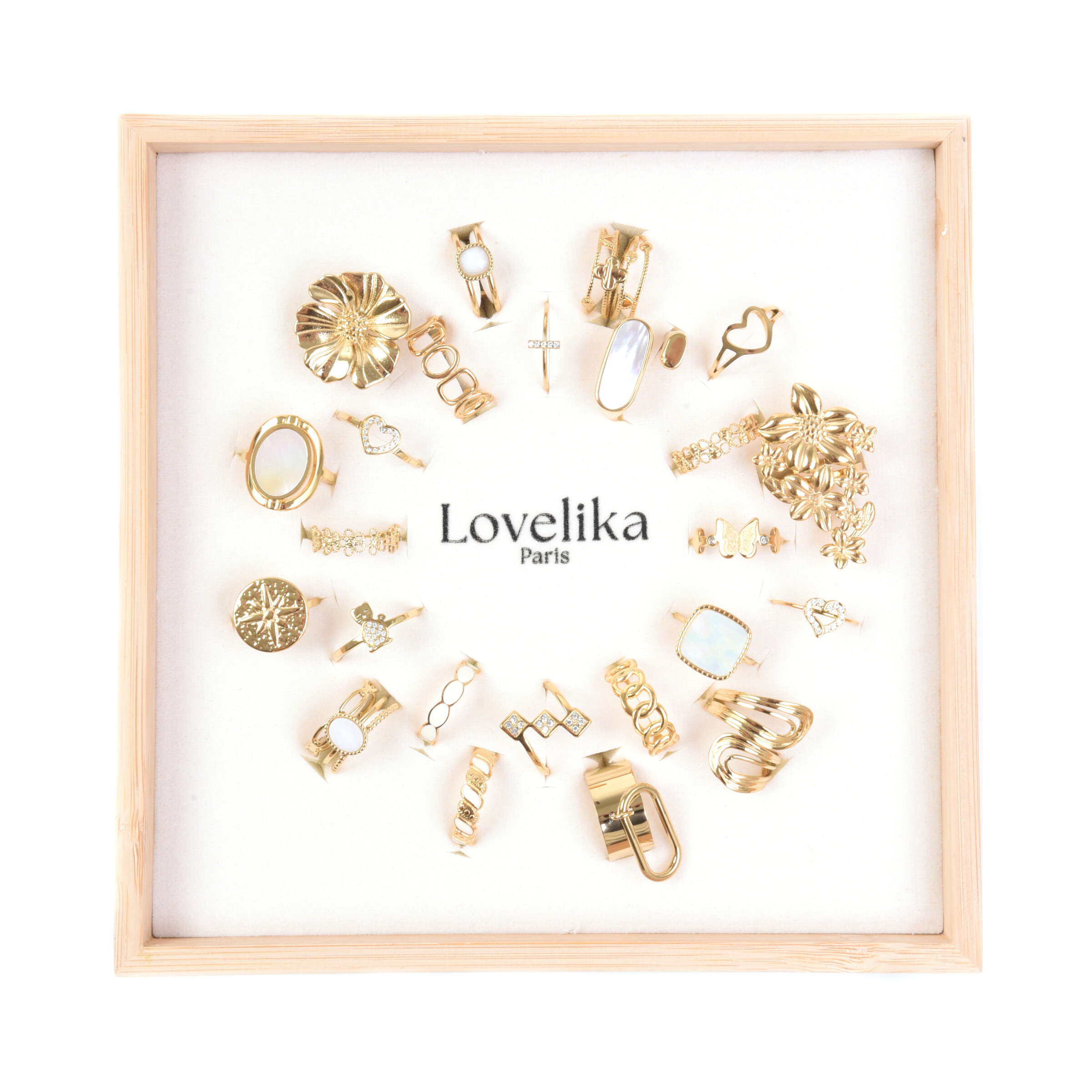 Grossiste Lovelika - Kit de 24 Bagues Kit