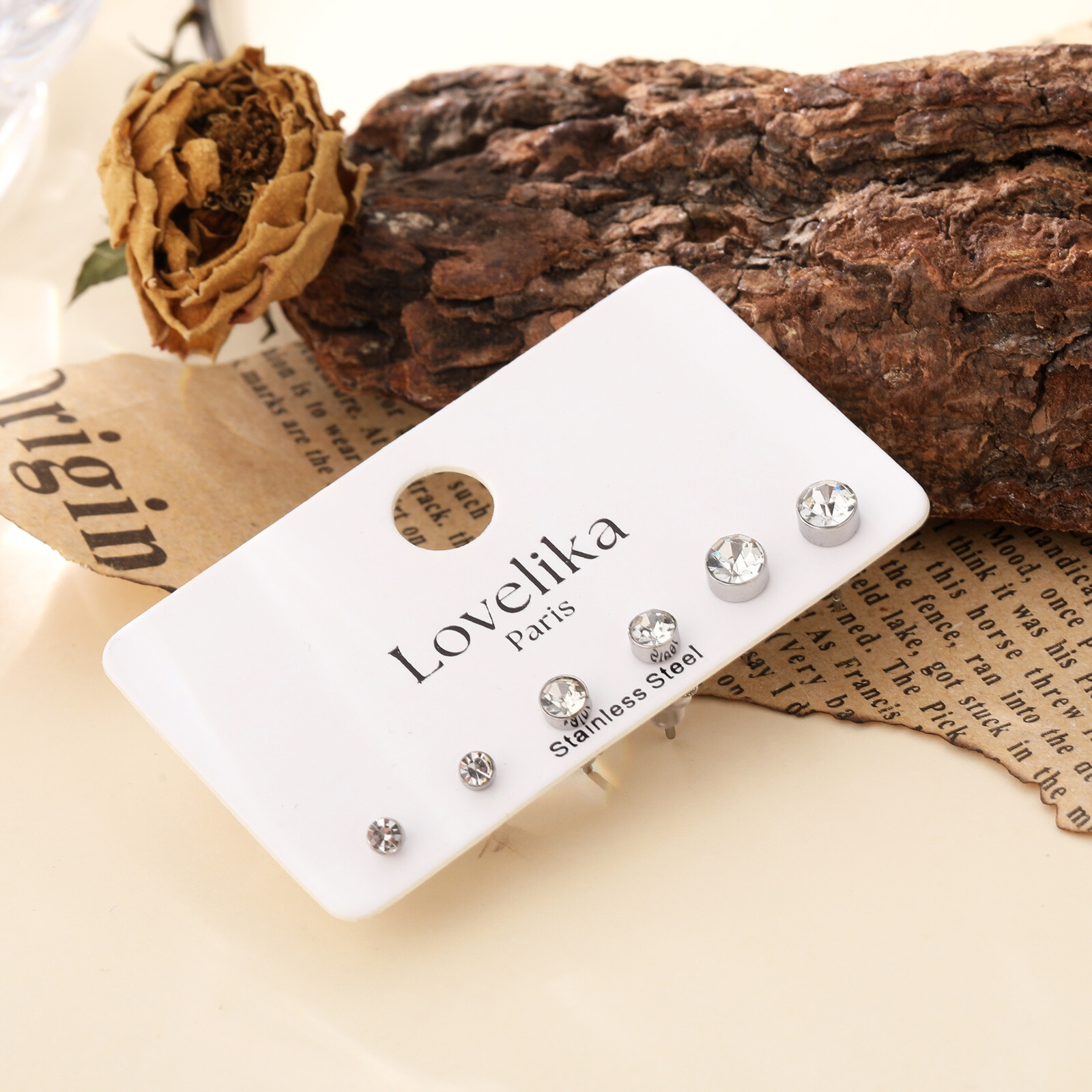 Wholesaler Lovelika - Kit Boucles d'oreilles puces strass Coraline
